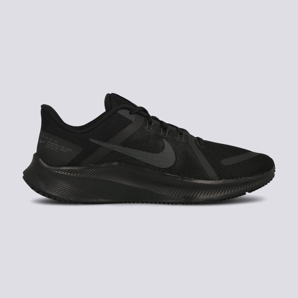 Nike Quest 4 Men's Road Running Shoes Black - Picture 5 of 10